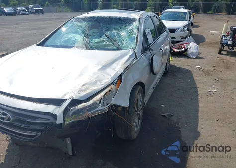 2016 Hyundai Sonata Sport z USA, uszkodzony, nr VIN 5NPE34AF3GH399331